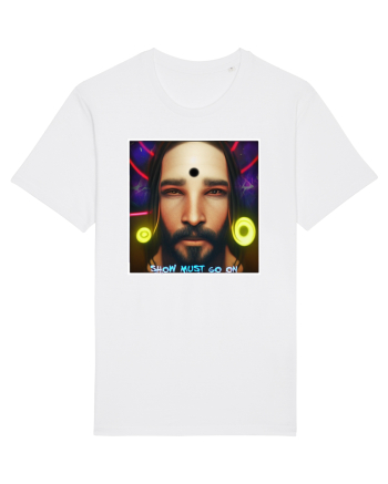 jesus at disco White