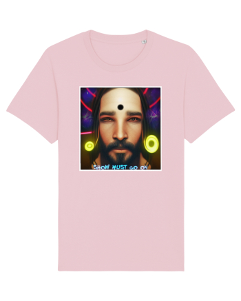 jesus at disco Cotton Pink