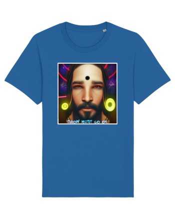 jesus at disco Royal Blue