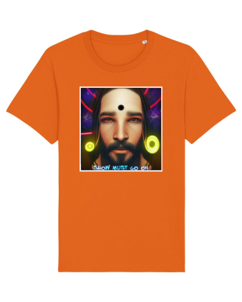 jesus at disco Bright Orange
