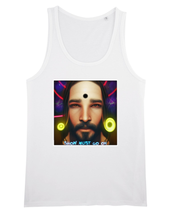 jesus at disco White