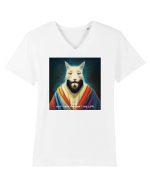 god help Tricou mânecă scurtă guler V Bărbat Presenter