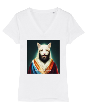 cats gods help White
