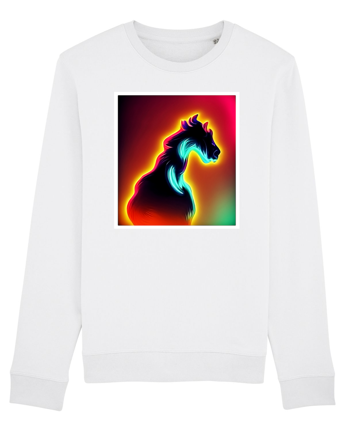 Bluză mânecă lungă Unisex Rise White