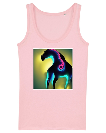 abstract horse Cotton Pink
