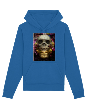 flower skull Royal Blue