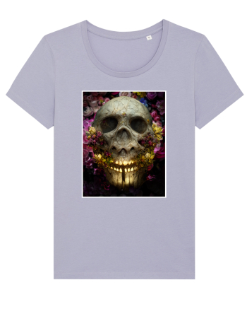 flower skull Lavender