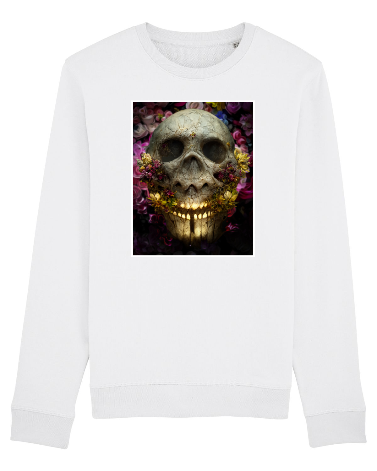 Bluză mânecă lungă Unisex Rise White