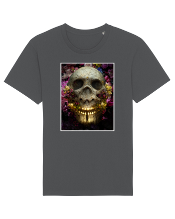 flower skull Anthracite