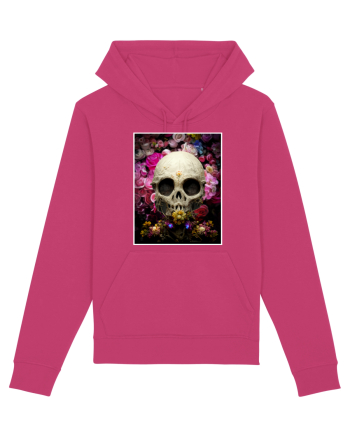 skull flowers Raspberry
