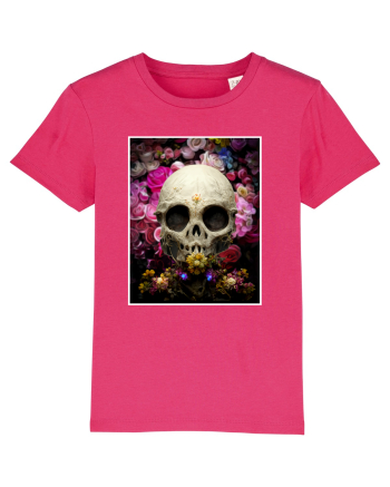 skull flowers Raspberry
