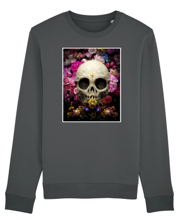skull flowers Anthracite