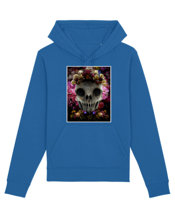 flower skull Royal Blue