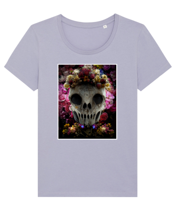 flower skull Lavender