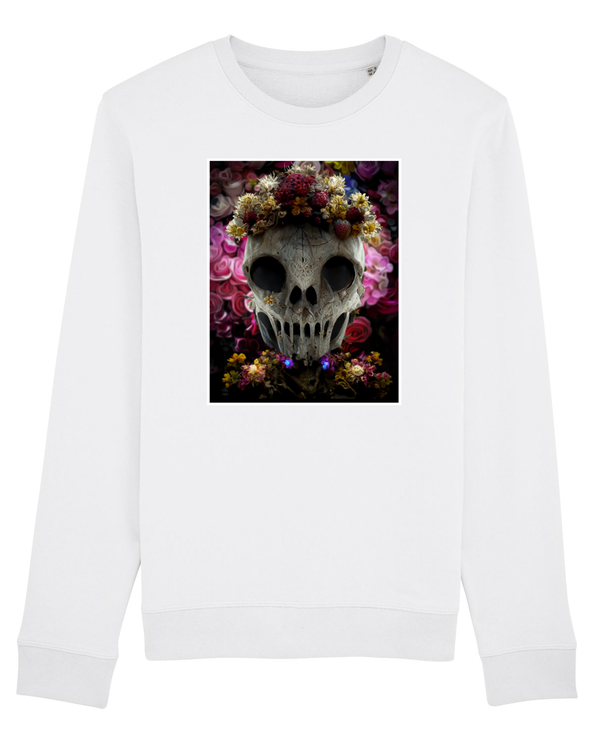 Bluză mânecă lungă Unisex Rise White
