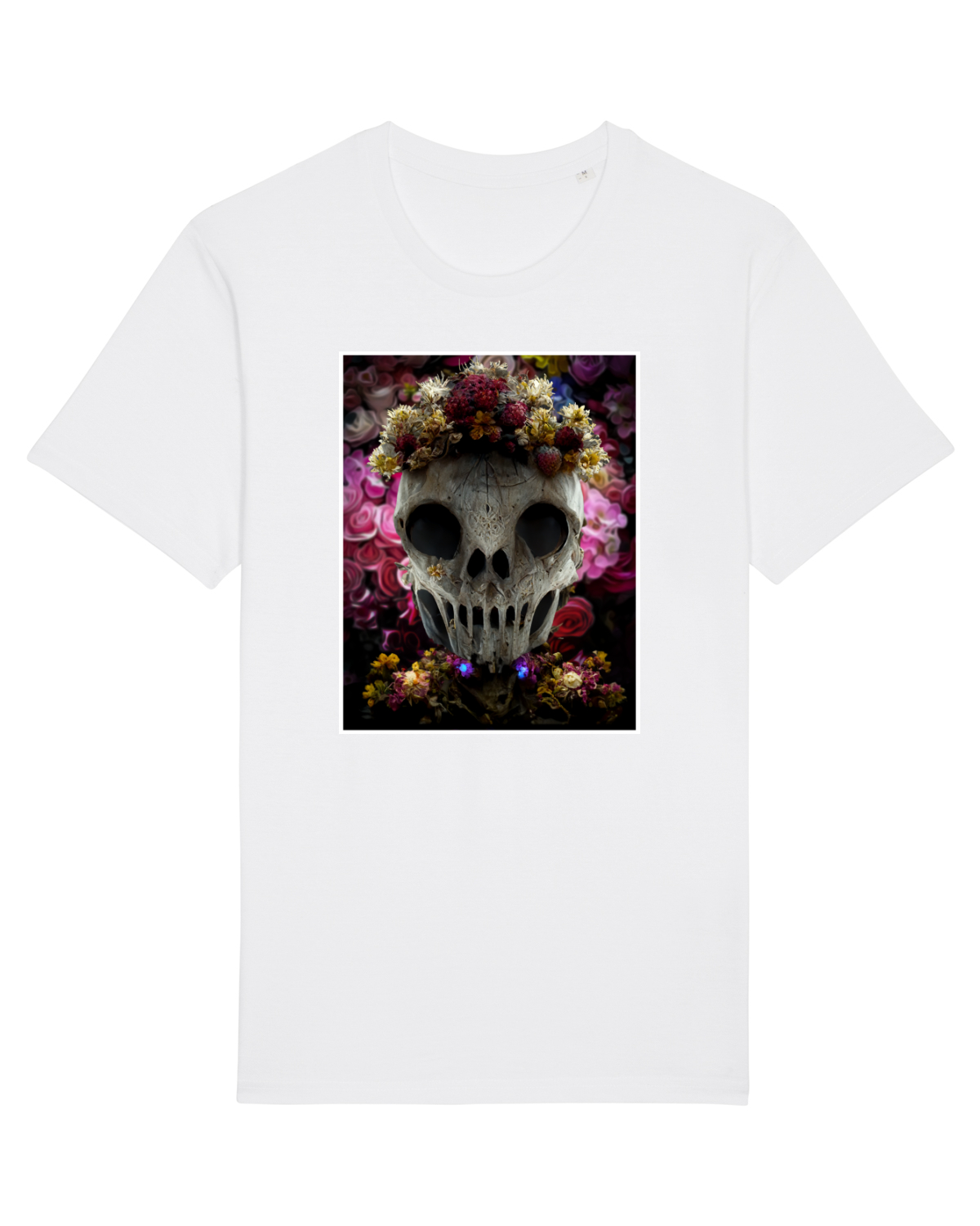 Tricou mânecă scurtă Unisex Rocker White