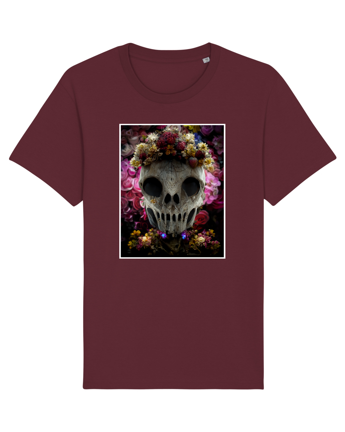 Tricou mânecă scurtă Unisex Rocker Burgundy