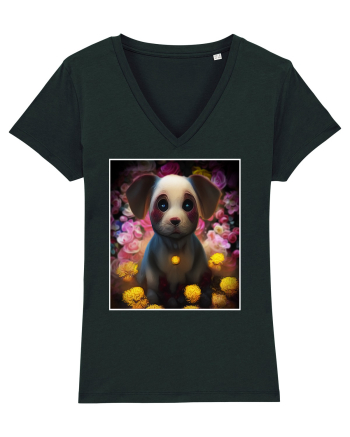 very cute dog Black