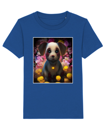 very cute dog Majorelle Blue