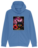 pisica neagra Hanorac cu fermoar Unisex Connector