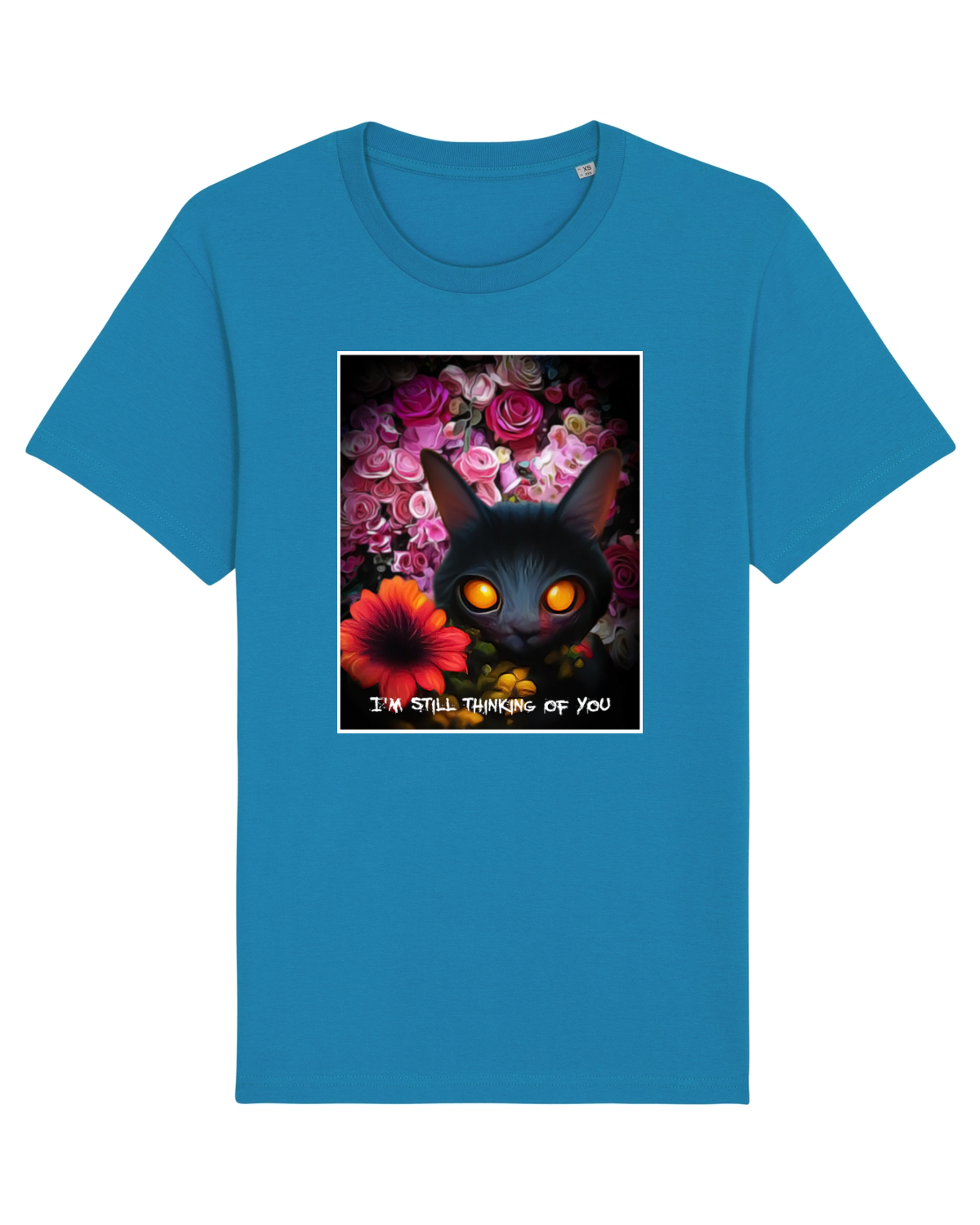 Tricou mânecă scurtă Unisex Rocker Azur