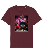 pisica neagra Tricou mânecă scurtă Unisex Rocker