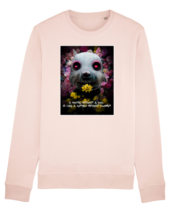dog in garden Candy Pink