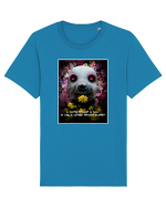 dog in garden Tricou mânecă scurtă Unisex Rocker
