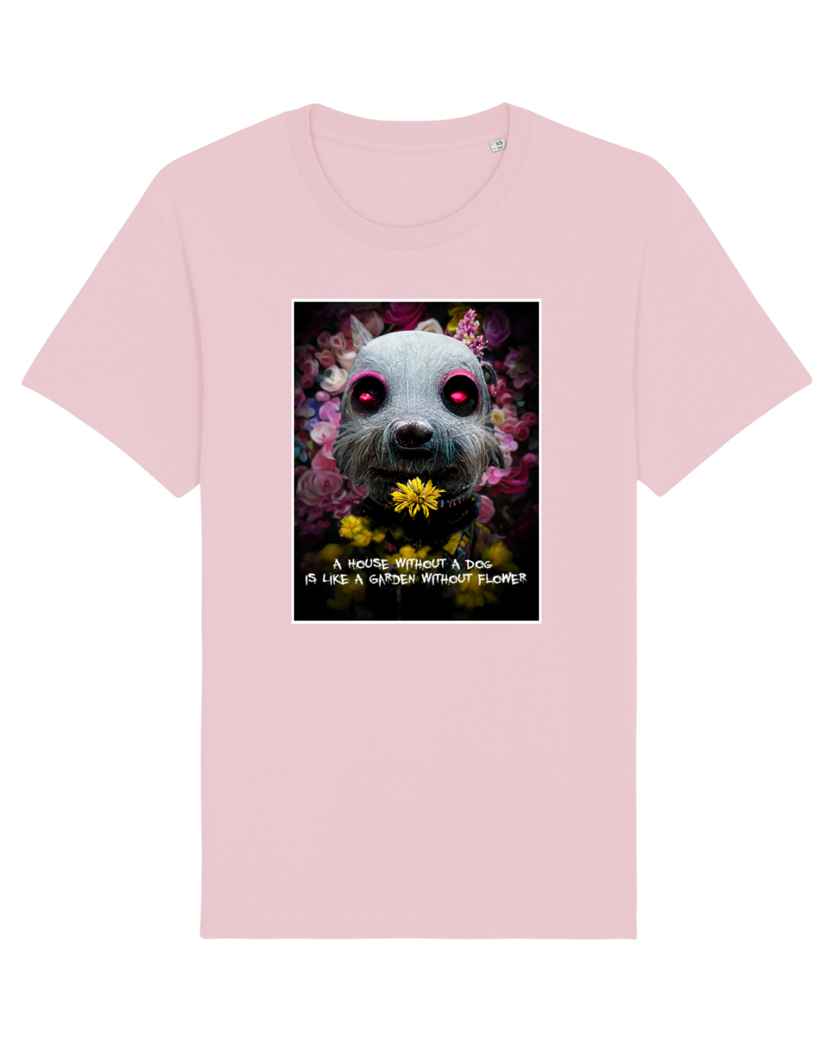 Tricou mânecă scurtă Unisex Rocker Cotton Pink