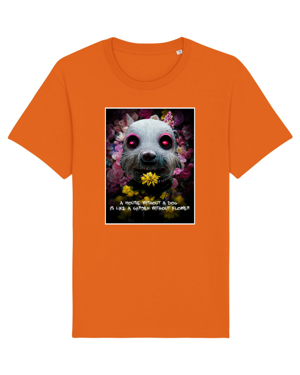Tricou mânecă scurtă Unisex Rocker Bright Orange