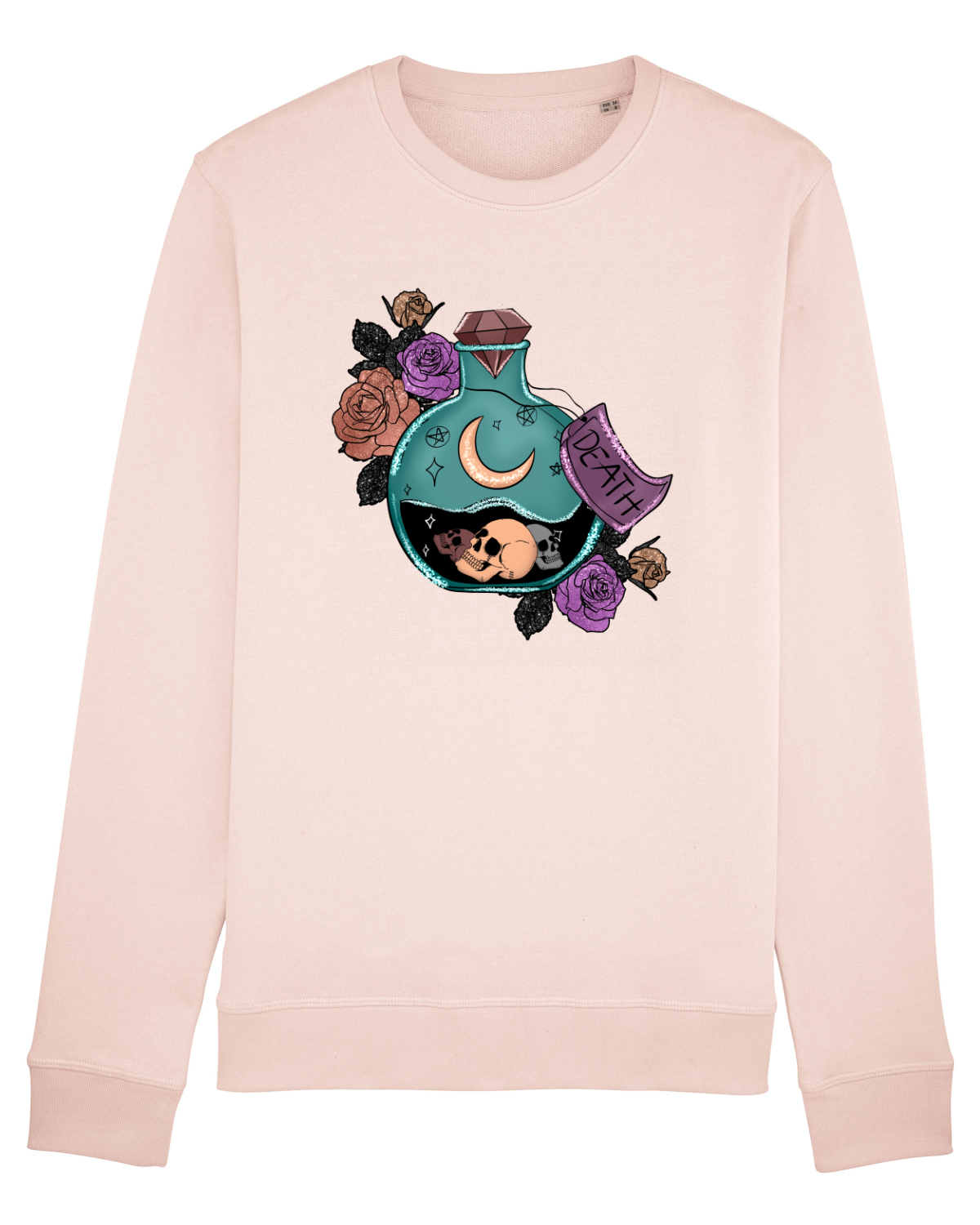 Bluză mânecă lungă Unisex Rise Candy Pink