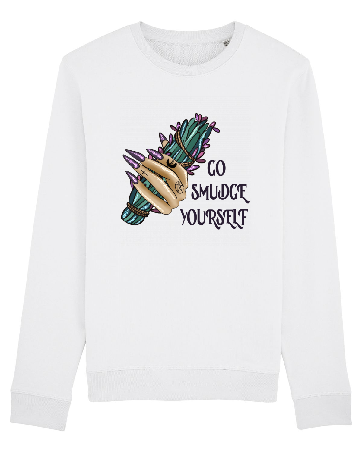Bluză mânecă lungă Unisex Rise White
