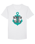 Happy & Salty Tricou mânecă scurtă guler larg Bărbat Skater