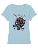 Thinking of You Tricou mânecă scurtă guler larg fitted Damă Expresser