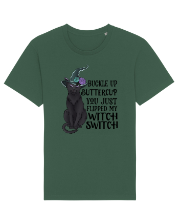 Witch Switch Cat Bottle Green