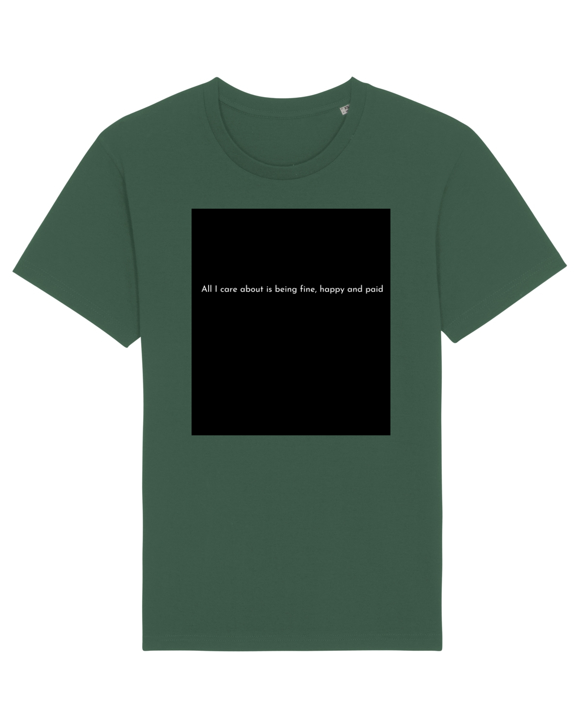 Tricou mânecă scurtă Unisex Rocker Bottle Green