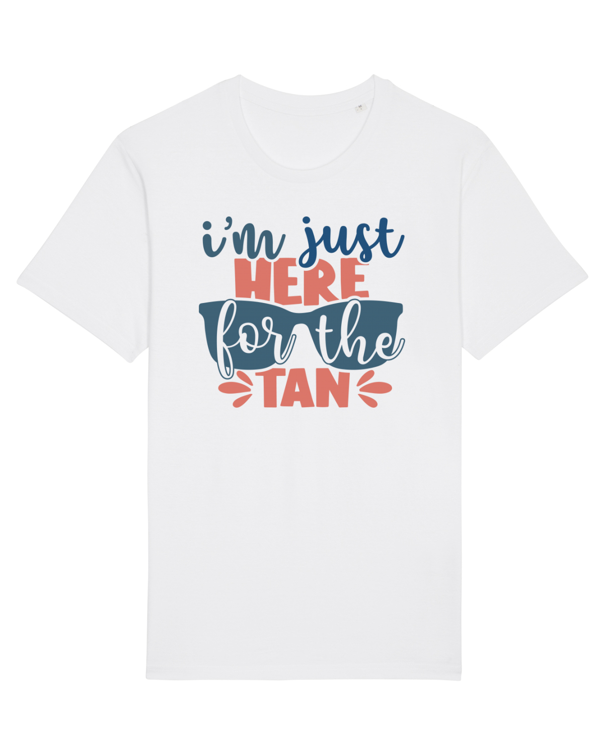 Tricou mânecă scurtă Unisex Rocker White