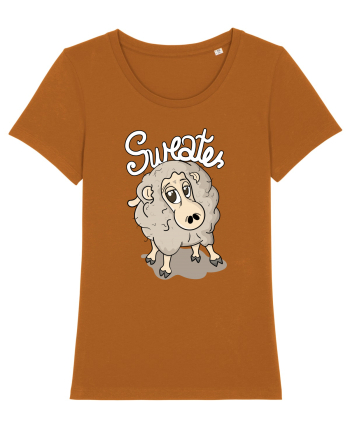 Light brown sweater sheep Roasted Orange