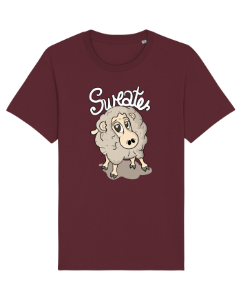 Light brown sweater sheep Burgundy
