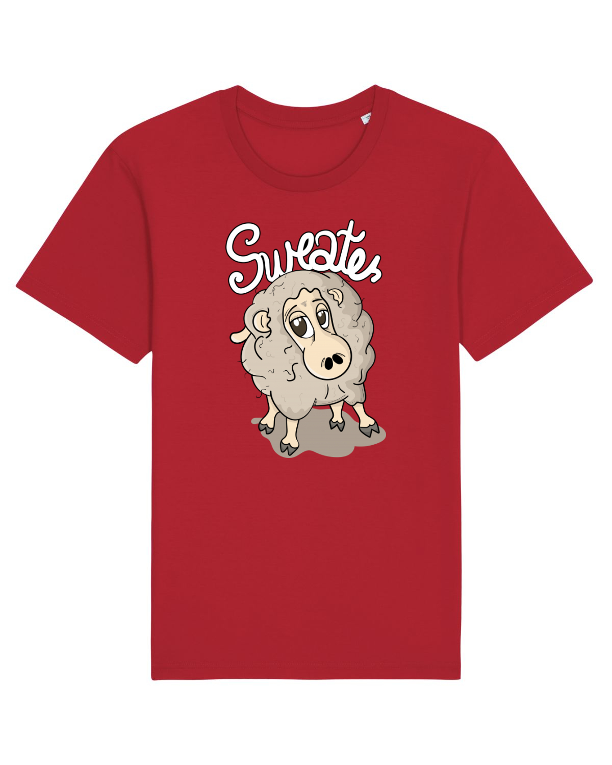 Tricou mânecă scurtă Unisex Rocker Red