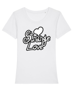 Strange love Tricou mânecă scurtă guler larg fitted Damă Expresser