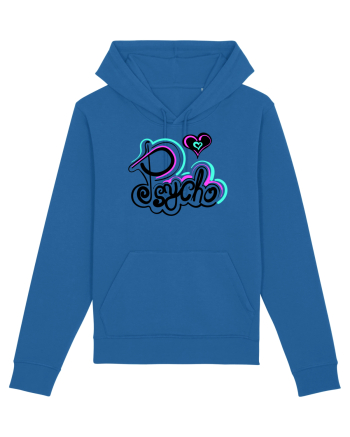 Psycho text Royal Blue