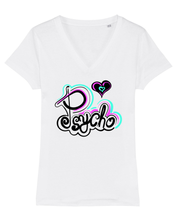 Psycho text White