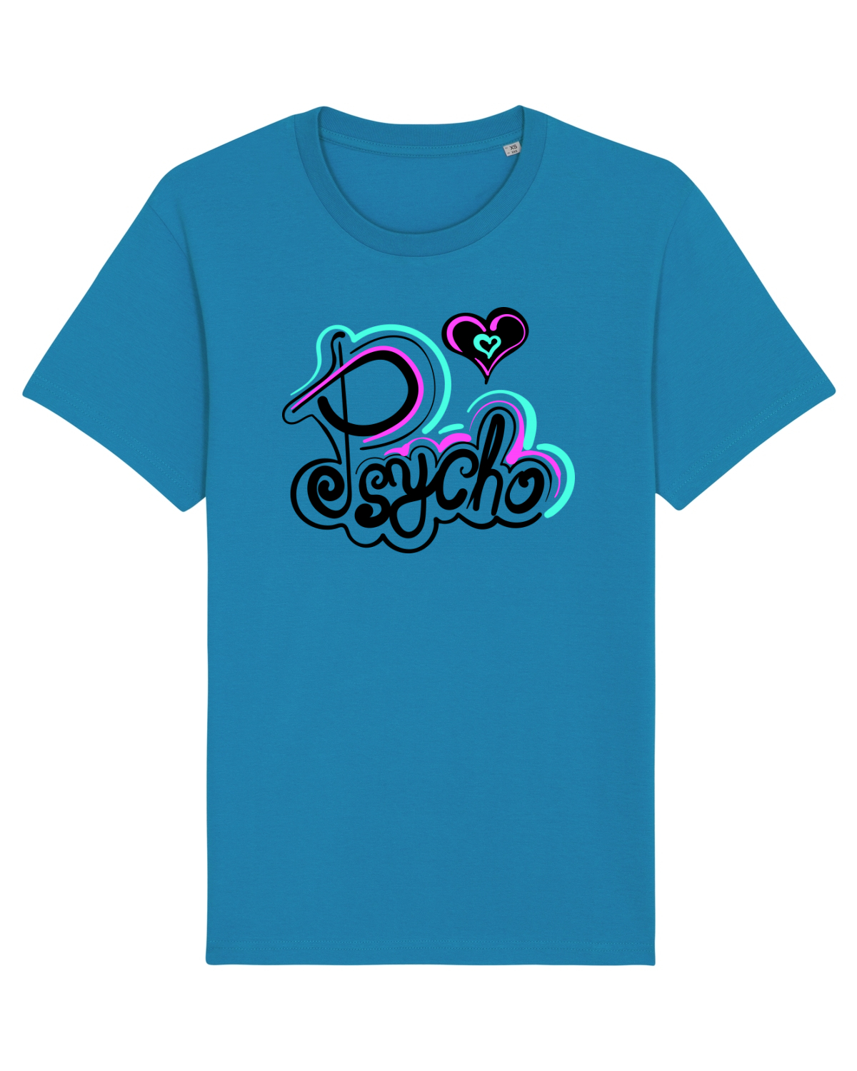 Tricou mânecă scurtă Unisex Rocker Azur