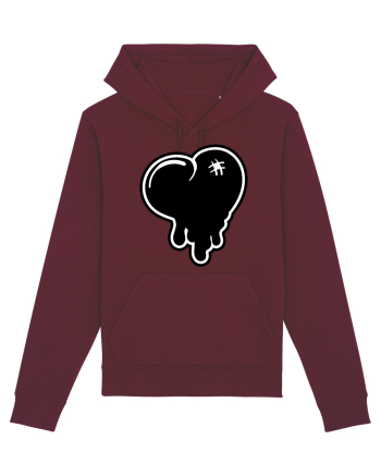 Black heart Burgundy
