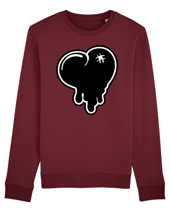 Black heart Burgundy