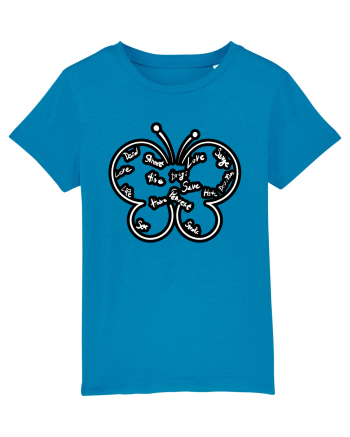 Butterfly with words Azur