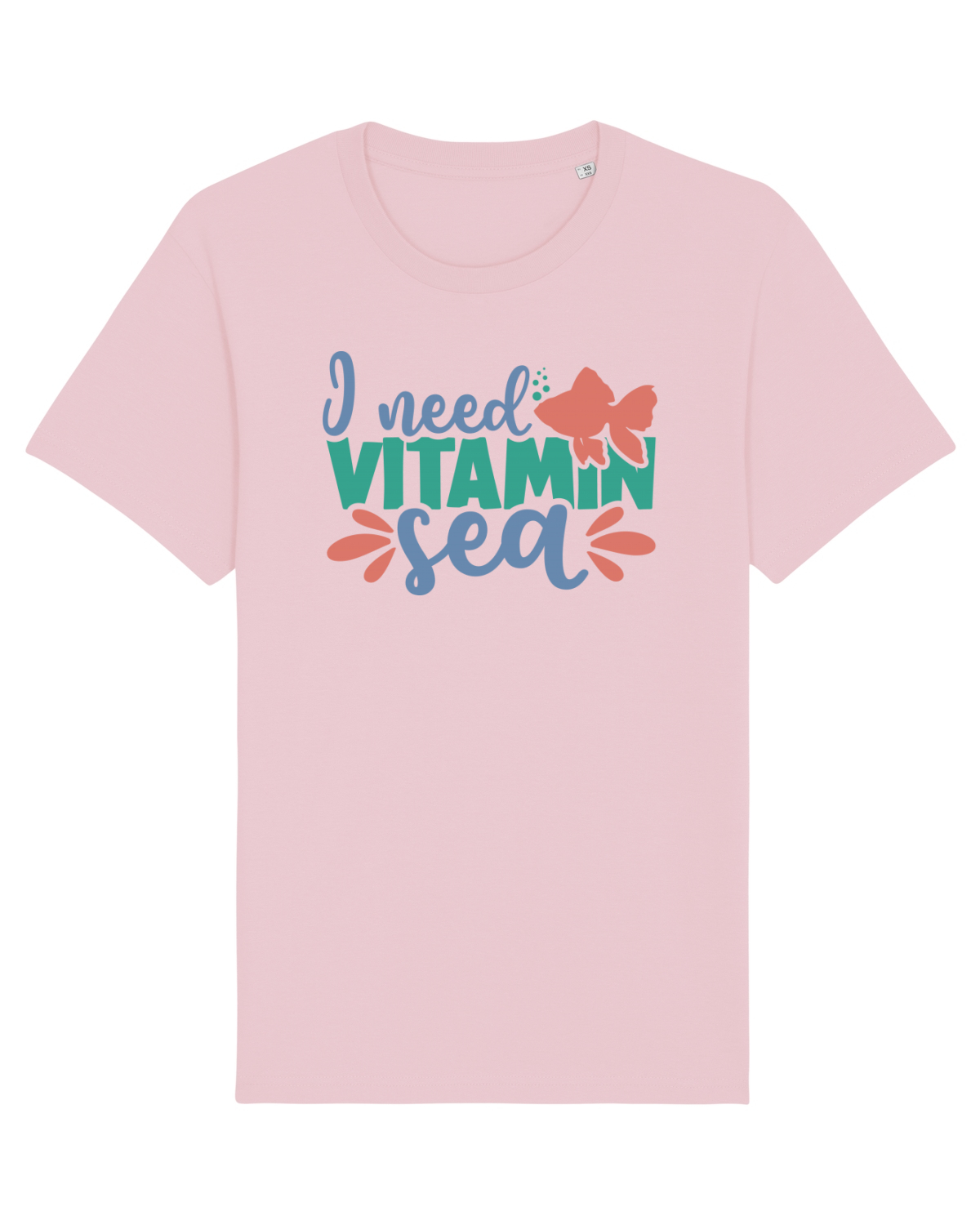 Tricou mânecă scurtă Unisex Rocker Cotton Pink