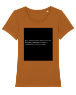 Life 486 Tricou mânecă scurtă guler larg fitted Damă Expresser