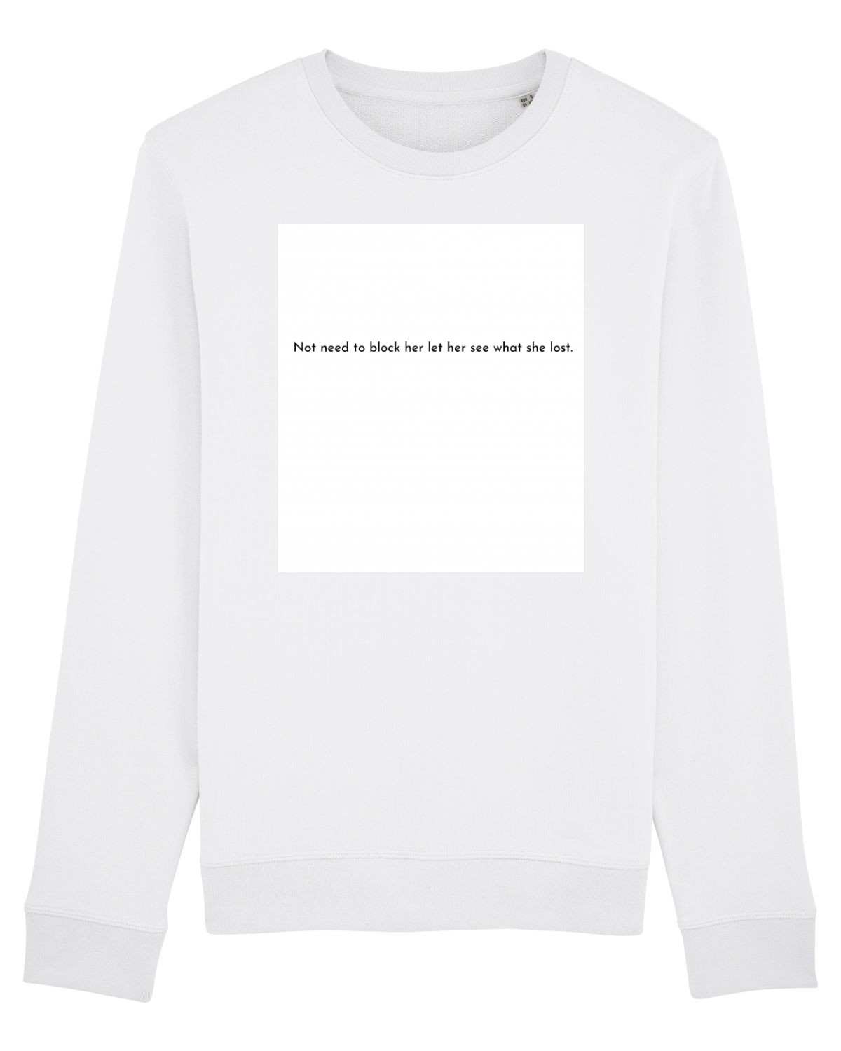Bluză mânecă lungă Unisex Rise White